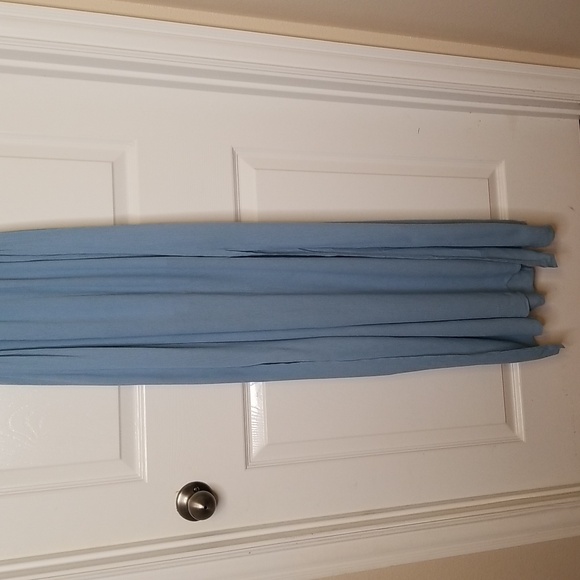 Lulus Womens Lost In Paradise Maxi V Neck Flowy Formal Dress Slate Blue - Picture 8 of 16